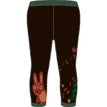 Dámské oblečení Dětské punčochové legíny Zajíček - 98-104 / černá