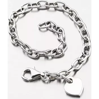 Náramek Náramek se srdíčkem - stříbro 925 B1400637-1264-SLX délka 19 cm