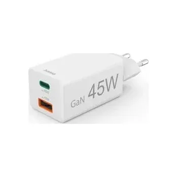 Hama rychlá USB nabíječka GaN USB-C + USB-A, PD/QC, 45 W (Hama rychlá USB nabíječka GaN USB-C + USB-A,)