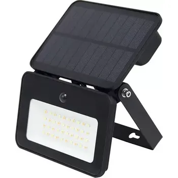 Solight LED solární reflektor se senzorem, 6W, 660lm, 3CCT, Li-Ion, černá (LED solární reflektor se senzorem, 6W, 660lm, 3CCT, Li-Ion, )