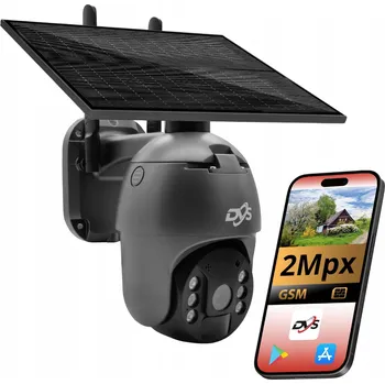 IP kamera Venkovní kamera na SIM kartu DVS se solárním panelem Full HD SILNÁ BATERIE