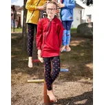 Dívčí punčochové legíny Srdíčka - 134-146 / tmavě modrá