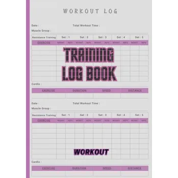 Training log book: Workout-fitness workout log planner – ANA FERNÁNDEZ RODRIGUEZ (EN)