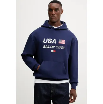 Pánská mikina Mikina Tommy Hilfiger x SAIL GP MW0MW41416 námořnická modř 59X, vel. XXL