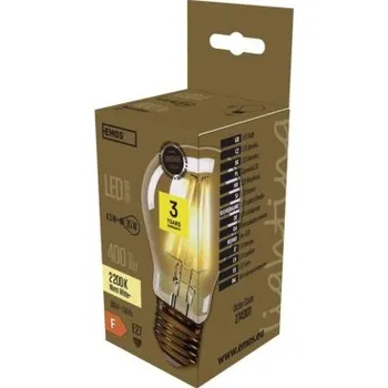 Žárovka LED žárovka Vintage A60 4,3W E27 teplá bílá+ (LED žárovka Vintage A60 4,3W E27 )