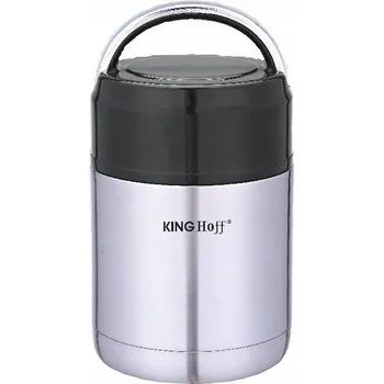 Termoska Termoska na jídlo Kinghoff 0,65 l stříbrná