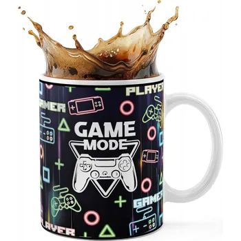 KERAMICKÝ HRNEK 330ML S POTISKEM - GAMER GAMEPAD HAZARDNÍ HRY