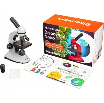 Mikroskop Discovery Nano Polar s knihou