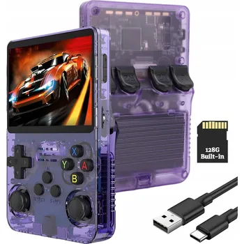 Herní konzole Herní konzole Bedee přenosná fialová 3,5" 128 GB 21 000 her