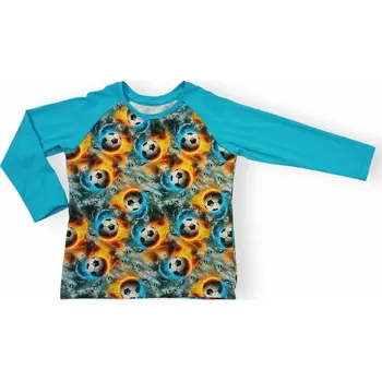 dosupliku Dětské tričko míče dlouhý rukáv 110