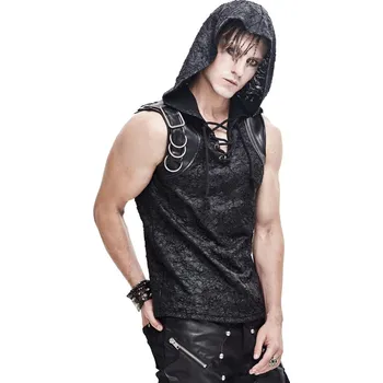 Pánské tílko tílko pánské - Biker Punk Rock Metallic - DEVIL FASHION - TT137 - S