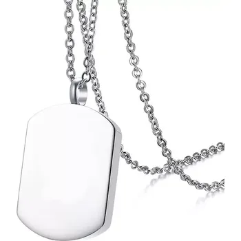 Přívěsek Šroubovací ocelový přívěsek My Secret Tag - Model včetně řetízku 2 mm / 60 cm