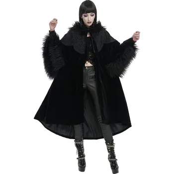 Dámský kabát přehoz dámský DEVIL FASHION - Gothic