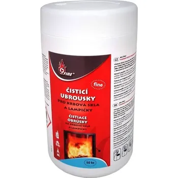 Čistič krbových skel - ubrousky 50ks