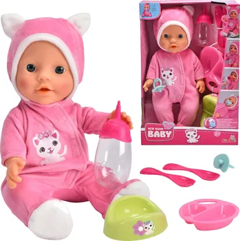 Panenka Simba Panenka New Born Baby Sladké Miminko v Pyžamu 30 cm s Doplňky