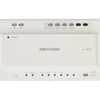 Hikvision DS-KAD704Y - Video/Audio distributor-injektor až pro 4 zařízení