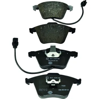 Brzdová destička Sada brzdových destiček, kotoučová brzda HELLA 8DB 355 009-201