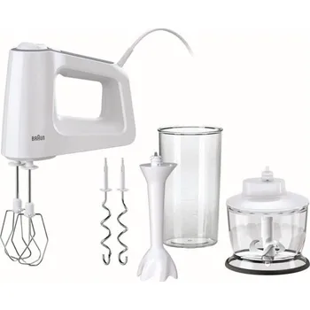 Ruční šlehač Braun MultiMix 3 HM 3135 bílý (Braun MultiMix 3 HM 3135 WH)