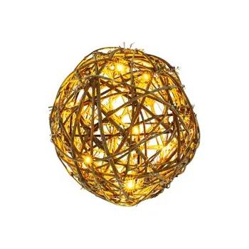 Bytová dekorace RXL 157 koule ratan LED WW RETLUX (RXL 157 koule ratan LED WW )