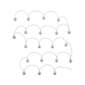 Vánoční dekorace RXL 172 stříbrné koule,20LED CW RETLUX (RXL 172 stříbrné koule,20LED CW )