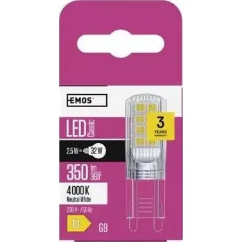 Žárovka LED žárovka Classic JC / G9 / 2,5 W (32 W) / 350 lm / neutrální bílá (LED žárovka Classic JC / G9 / 2,5 W (32 W) / 350 lm )