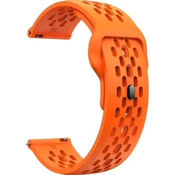 Ostatní příslušenství k chytrým hodinkám VSECHNONAMOBIL 129632 AIRY Univerzální silikonový řemínek pro hodinky se šířkou 20mm oranžový