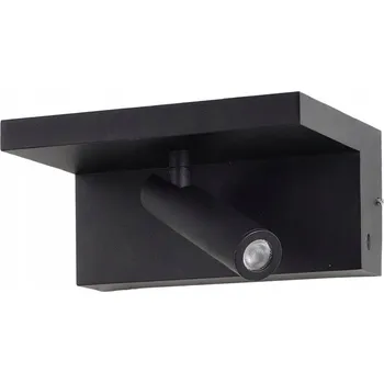 Nástěnné svítidlo Nástěnné svítidlo AZzardo černé s integrovaným LED zdrojem 5 W