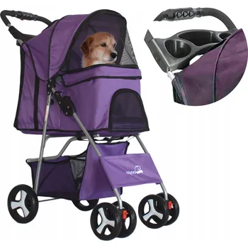 Obraz Kočárek Mawe růžový 47 x 100 x 65 cm