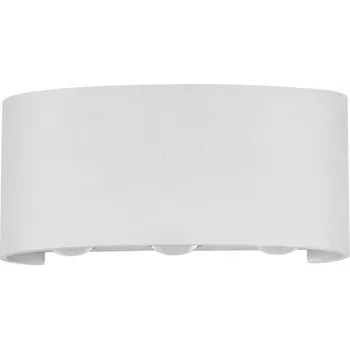 Nástěnné svítidlo Nástěnné svítidlo Italux bílé s integrovaným LED zdrojem 6 W