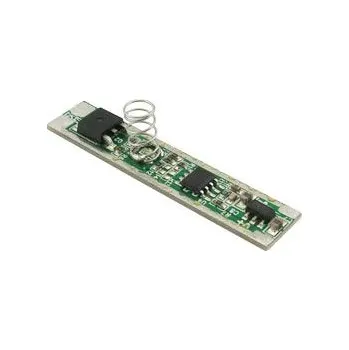 Příslušenství pro LED osvětlení Spínač pro LED pásky 12/24V, 5A, dotykový do profilu, ON - OFF (FK Spínač pro LED pásky 12/24V, 5A, dotykový do profilu)