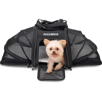 přepravka pro zvíře ROCKBROS Přepravka pro zvířata Skládací přepravní taška pro psa kočku