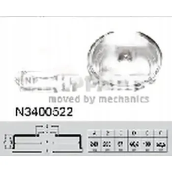 Brzdový buben Brzdový buben Nipparts N3400522