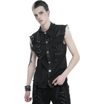 Pánská košile košile pánská bez rukávů (vesta) DEVIL FASHION - Matching - 3XL