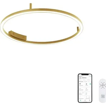 Osvětlení IMMAX NEO FINO, 55W, Zigbee 3.0, TUYA, prům. 80cm (07291-80G) zlaté