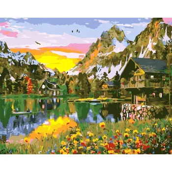 MALOVÁNÍ PODLE ČÍSEL PRO DĚTI, KREATIVNÍ DÁRKOVÁ SADA DÁREK PRO MIKULAKA