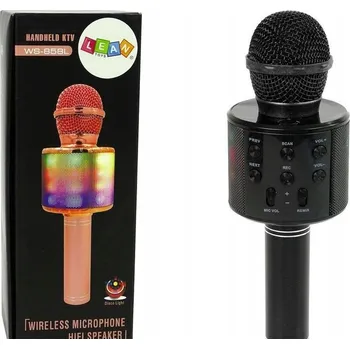 Hudební nástroj pro děti BEZDRÁTOVÝ KARAOKE MIKROFON PRO DĚTI ČERNÝ