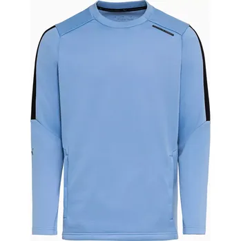 Pánská mikina PORSCHE DESIGN Crew neck sweater Svetr s výstřihem ke krku pastelová modrá (Vysoce kvalitní designový svetr s kulatým výstřihem a technologií warmCELL®.)