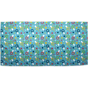 Ručník Sablio Ručník Dudlíky a hvězdy - 70x140 cm