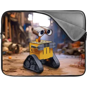 pouzdro na notebook Sablio Obal na notebook Wall-E robot Město - 13"
