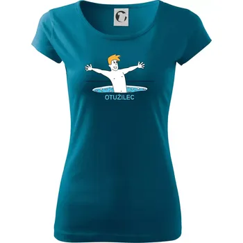 Otužilec - kreslený - Dámské triko Pure - S ( Petrolejová )