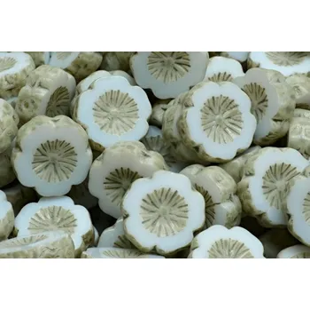 Korálek Ploškované korálky květ 14 mm č. 60