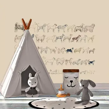 Tapeta Sablio Tapeta Psí plemena - 125x75 cm