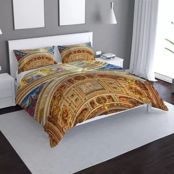 Povlečení Sablio Povlečení Chrám 2 - 140x220 / 90x70