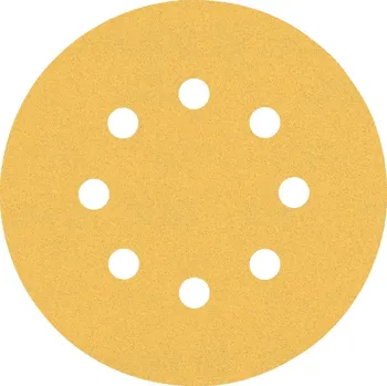 Brusný papír BOSCH - zahrada/dílna BOSCH Brusný papír EXPERT C470 s&nbsp;8&nbsp;otvory pro vibrační brusky 125&nbsp;mm, G 120, 5&nbsp;ks (2.608.900.807) 2.608.900.807
