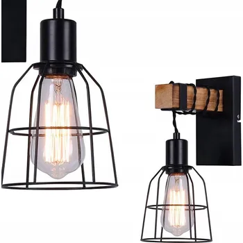 Nástěnné svítidlo Nástěnné svítidlo Italux černé E27 60 W