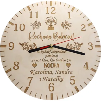 Hodiny Nástěnné hodiny GRAWERBEST, odstíny hnědé, 30 cm