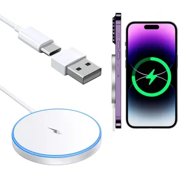 Pouzdro na mobilní telefon RYCHLÁ Bezdrátová indukční nabíječka MAGSAFE pro iPhone 12 13 14 15 16