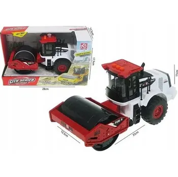 autíčko Silniční válec 25 cm světlo a zvuk hračka stavební stroj pro děti od 3 let