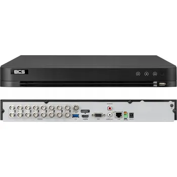 IP kamera BCS-V-XVR1602-Ai HYBRIDNÍ ZÁZNAMOVÉ ZAŘÍZENÍ IP ANALOG 16KANÁLOVÉ 4MPX AŽ 10TB