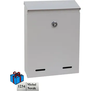 Poštovní schránka BK.516.SM poštovní schránka stříbrná Stříbrná Ano